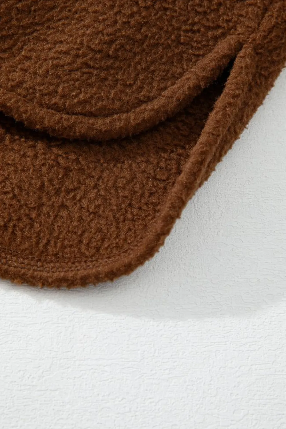 Outlet Dear-Lover Half Zip Fleece Pullover Sweatshirt Brown