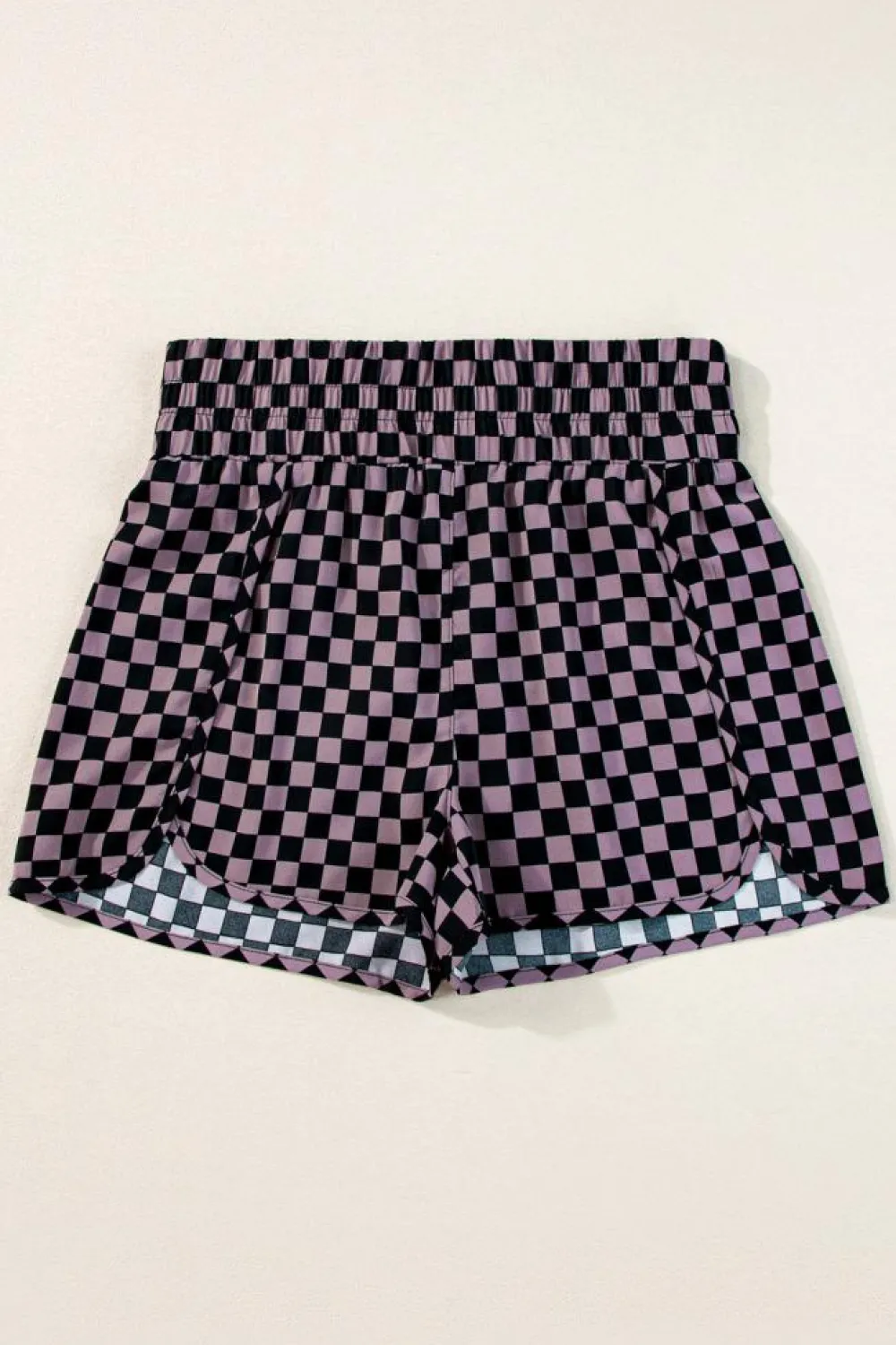 Discount Dear-Lover Leopard High Waisted Athletic Shorts Brown