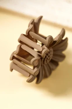 Outlet Dear-Lover Boho Daisy Flower Frosted Hair Clawclip Camel