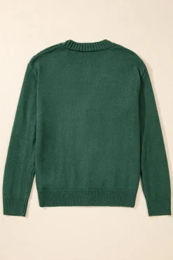 Discount Dear-Lover Open Knit Drop Shoulder Sweater Cardigan Canton