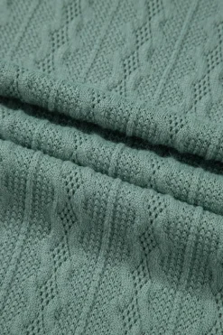 New Dear-Lover Textured Knit Side Pockets Open Front Cardigan Canton
