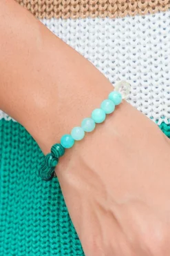 New Dear-Lover Vintage Crystal Beaded Elastic Bracelet Canton