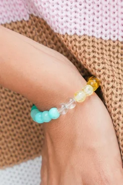 New Dear-Lover Vintage Crystal Beaded Elastic Bracelet Canton