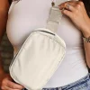 Fashion Dear-Lover Casual Waterproof Zipped Crossbody Chest Bag 20*5*14cm Khaki