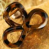 Best Dear-Lover Leopard Print Hollow Out Hair Claw Clip Chestnut