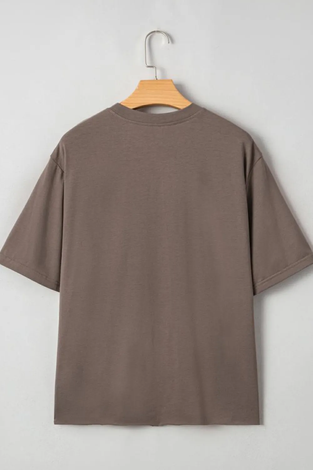 Online Dear-Lover Honky Tonk Honey Graphic Crew Neck Western Fashion Tee Chicory Coffee
