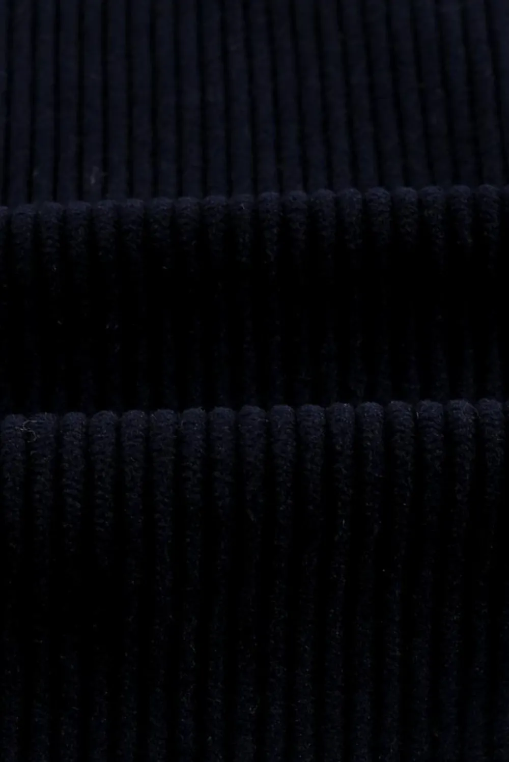 Sale Dear-Lover Dark Corduroy Button Pocket Shirt Blue
