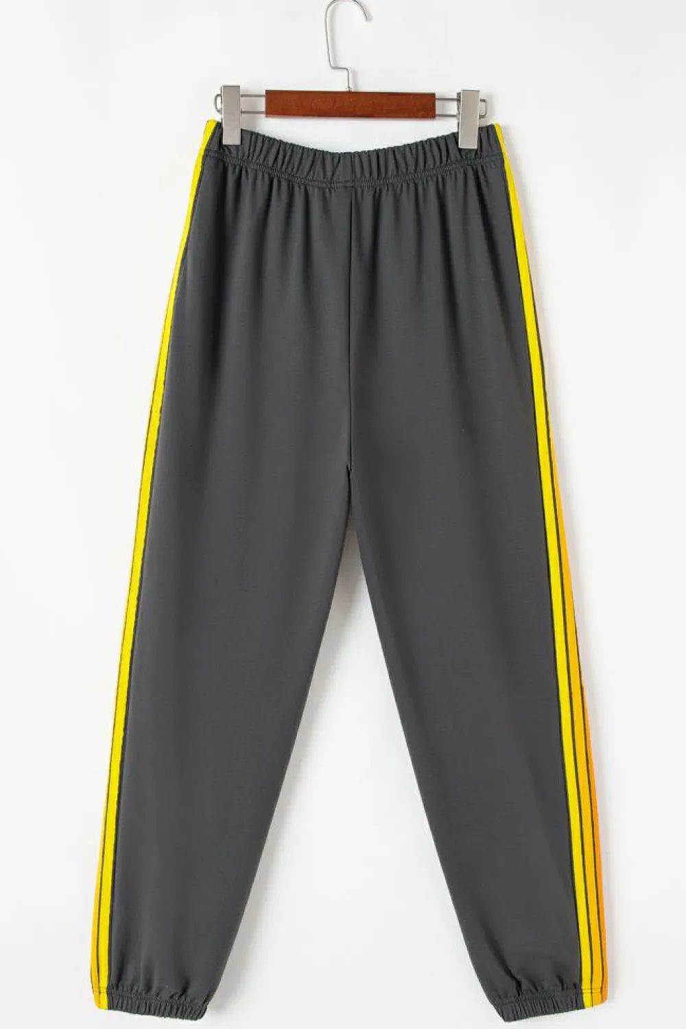 Online Dear-Lover Counting Rainbows High Waist Sweatpants Dark Grey