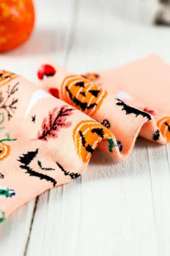 Clearance Dear-Lover Spooky Season Halloween Element Print Socks Delicacy