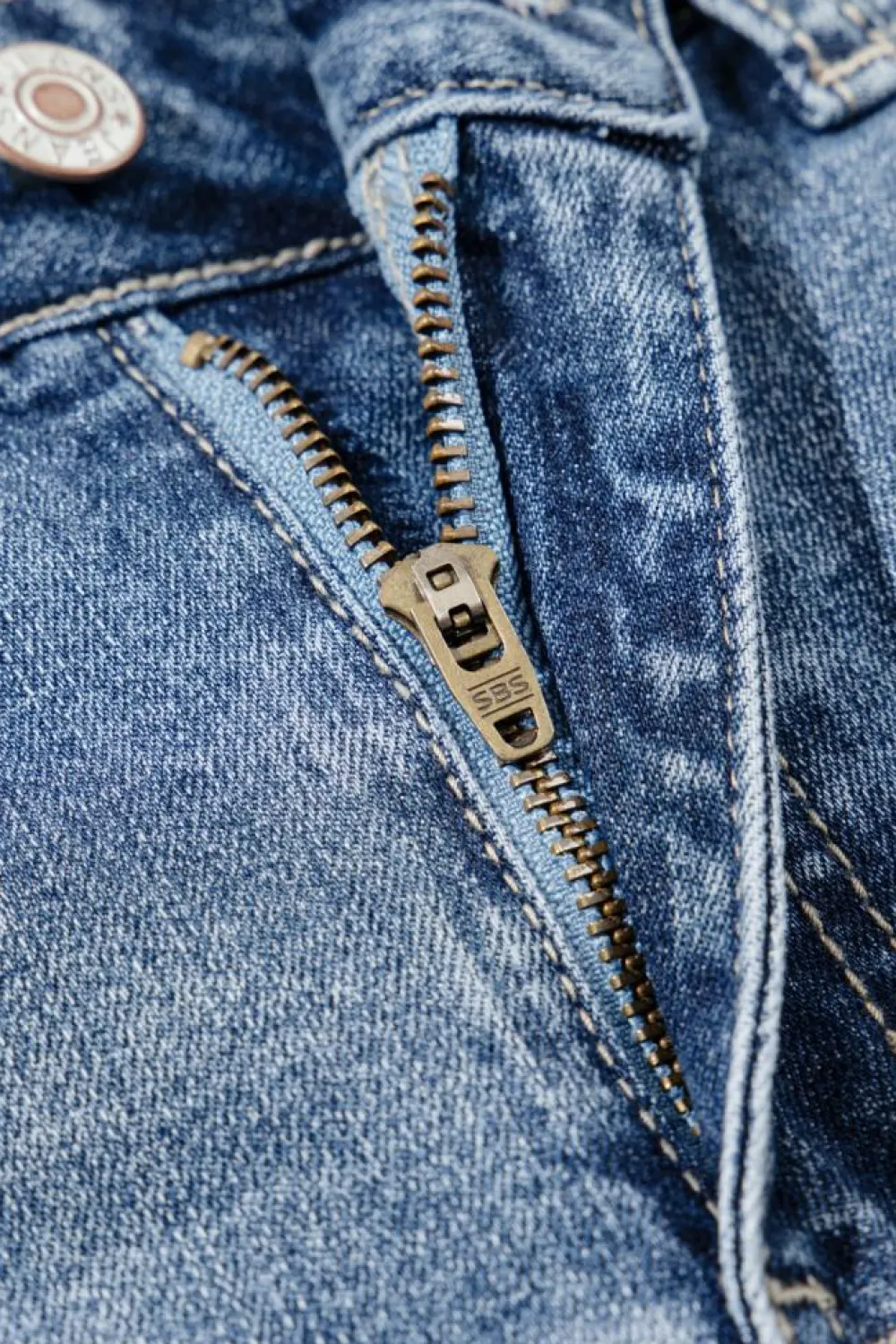 Sale Dear-Lover High Rise Ripped Distressed Hem Flared Jeans Dusk Blue