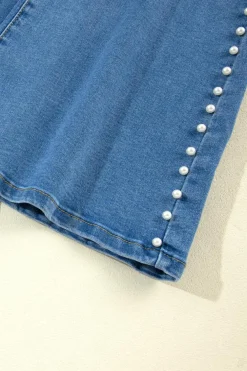 Outlet Dear-Lover Pearl Boot Cut Denim Jeans Dusk Blue