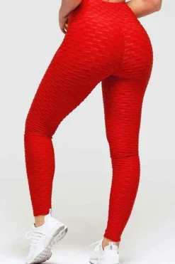 Discount Dear-Lover Perfect Shape Leggings Fiery Red