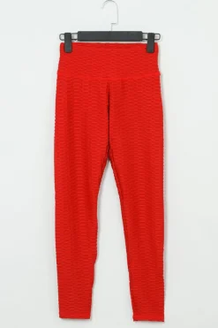 Discount Dear-Lover Perfect Shape Leggings Fiery Red
