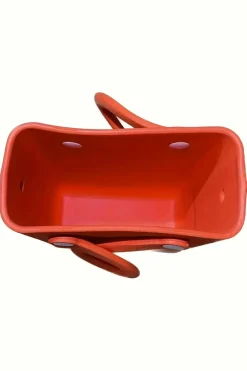 Discount Dear-Lover Waterproof EVA Random Decorations Hollow Tote Bag Fiery Red