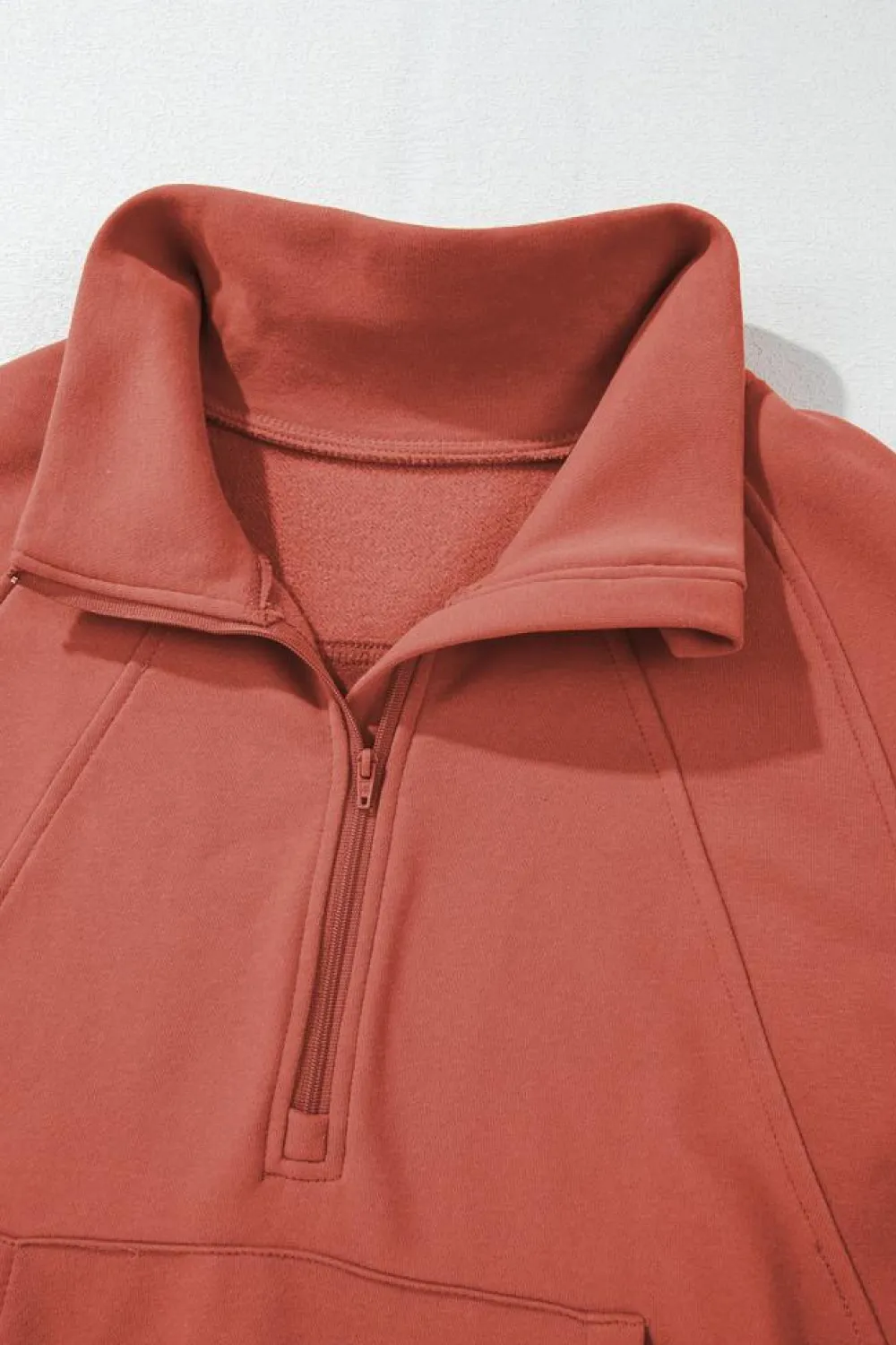 Clearance Dear-Lover Fleece Lined Zip Up Stand Collar Thumbhole Sleeve Sweatshirt Flamingo