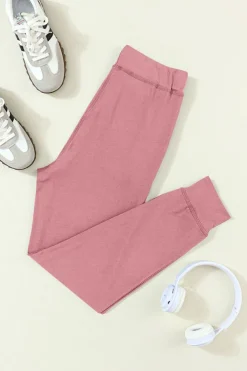 Outlet Dear-Lover Drawstring Waist Pocketed Joggers Fushia