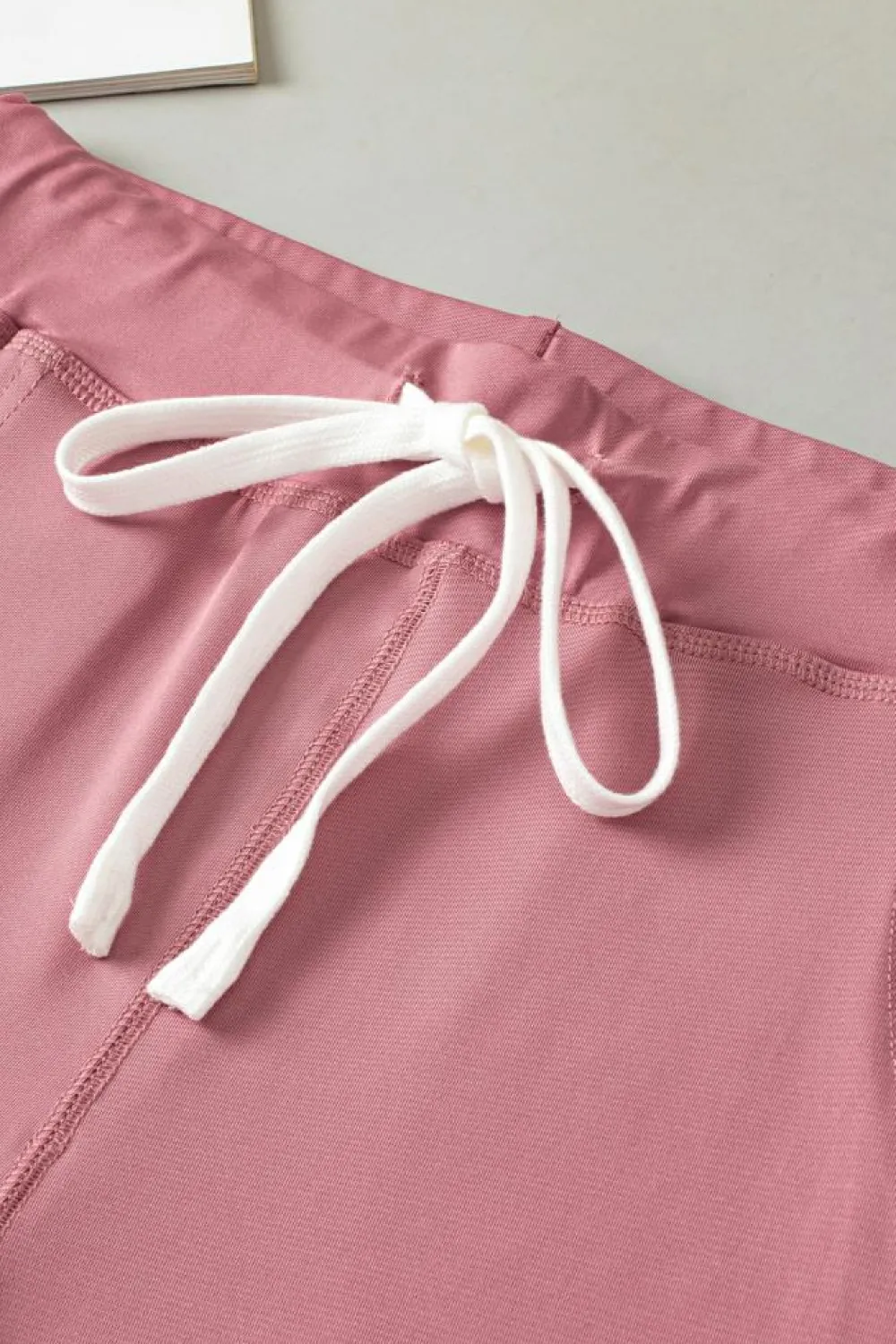 Outlet Dear-Lover Drawstring Waist Pocketed Joggers Fushia
