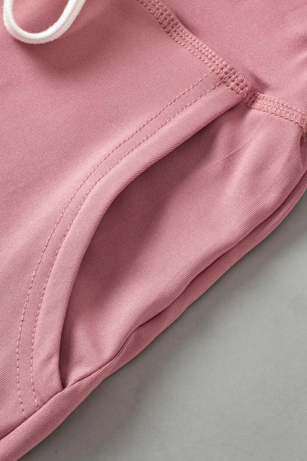 Outlet Dear-Lover Drawstring Waist Pocketed Joggers Fushia