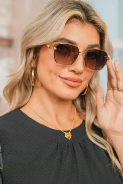 Sale Dear-Lover Asymmetric Bar Pendant Plated Alloy Necklace Gold