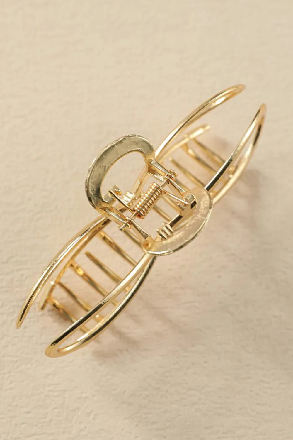 Discount Dear-Lover Bowknot Shape Claw Clip Gold