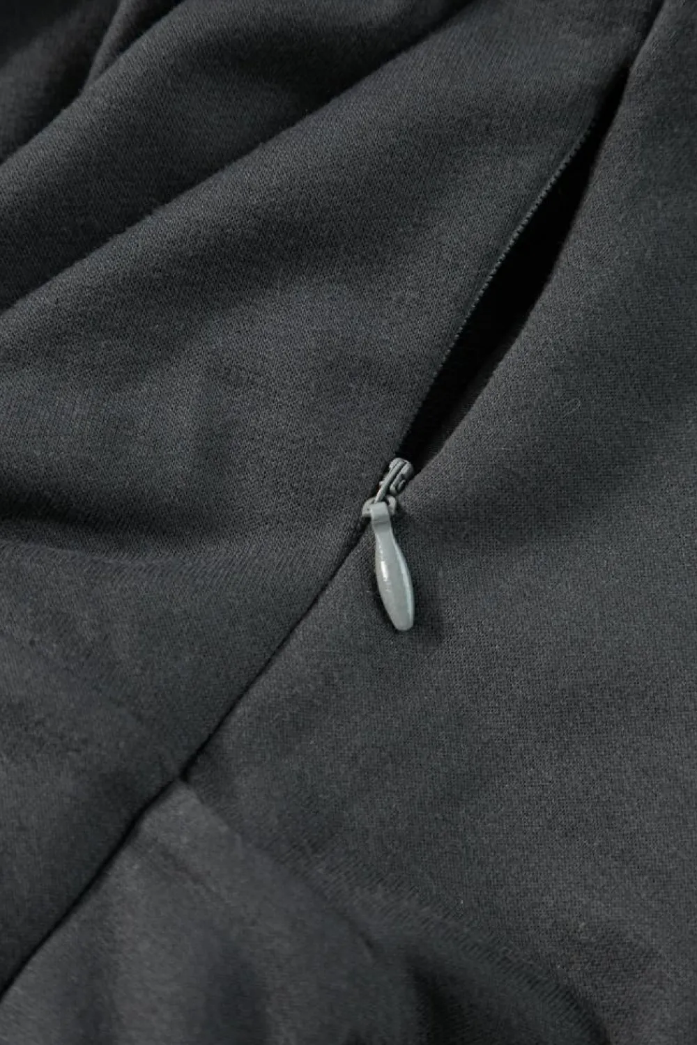 Discount Dear-Lover Button Long Sleeve Wide Leg Jumpsuit Gray