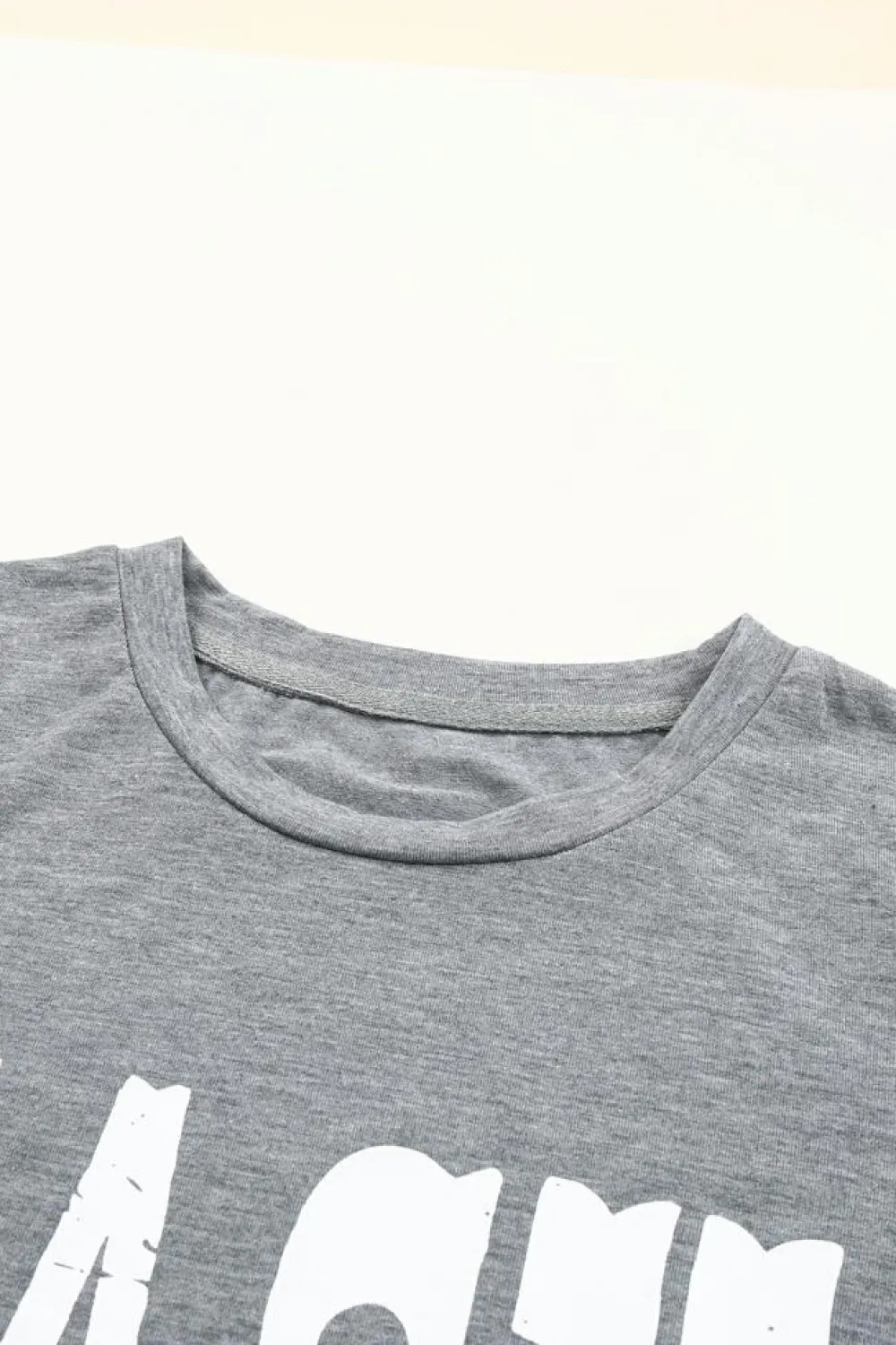 Outlet Dear-Lover CASH Letter Print T Shirt Gray
