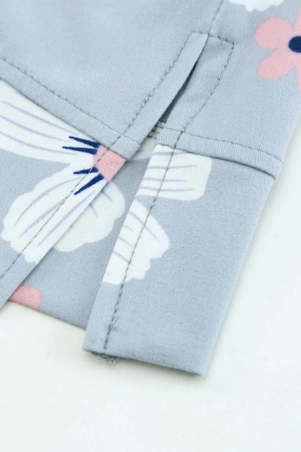 Sale Dear-Lover Casual Floral Crew Neck Tank Top Gray
