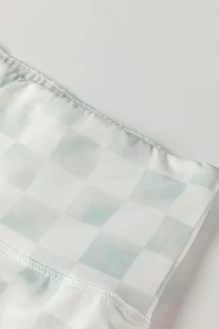 Outlet Dear-Lover Checkered Pattern High Waist Skinny Leggings Gray