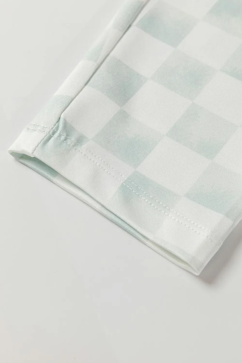 Outlet Dear-Lover Checkered Pattern High Waist Skinny Leggings Gray