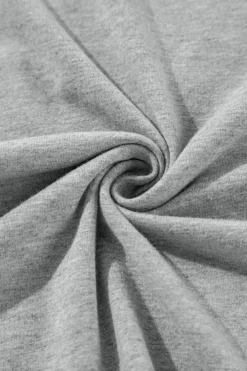 New Dear-Lover Crew Neck Pleated Tank Top Gray