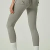 Clearance Dear-Lover Crunched Cargo High Waist Active Leggings Gray