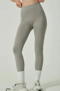 Clearance Dear-Lover Crunched Cargo High Waist Active Leggings Gray