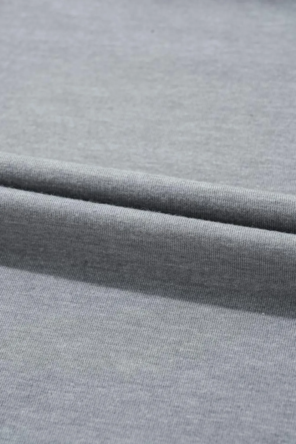 Online Dear-Lover Easter Egg HOPPY Chenille Patched Pattern T Shirt Gray