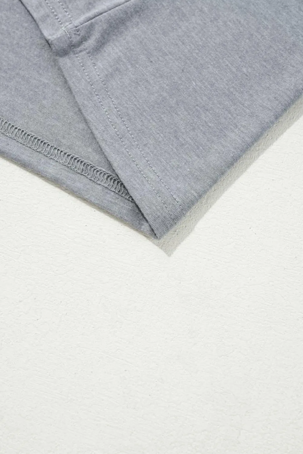 Online Dear-Lover Easter Egg HOPPY Chenille Patched Pattern T Shirt Gray