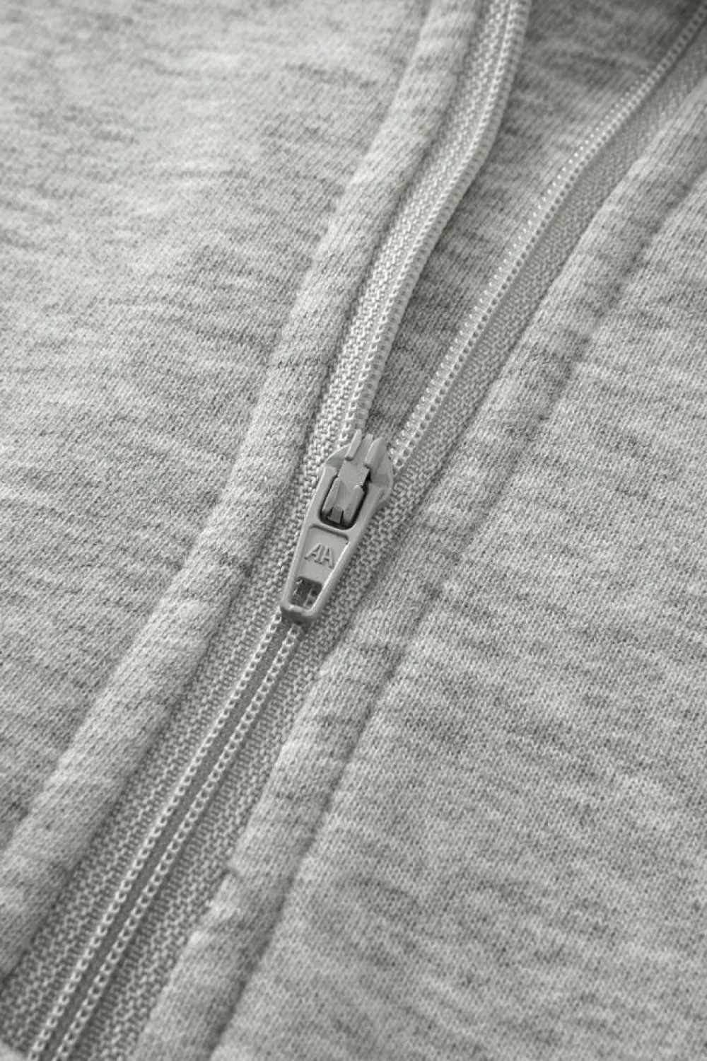 Clearance Dear-Lover Fleece Lined Zip Up Stand Collar Thumbhole Sleeve Sweatshirt Gray