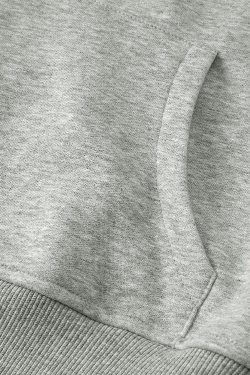 Clearance Dear-Lover Fleece Lined Zip Up Stand Collar Thumbhole Sleeve Sweatshirt Gray