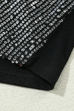 Best Dear-Lover Sequin Tank Top Gray