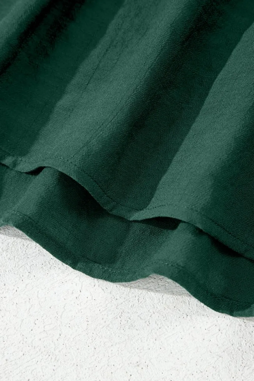 Outlet Dear-Lover Eyelet Embroidered Sleeve Tie V Neck Blouse Green Bay