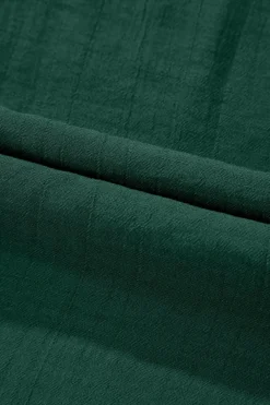 Outlet Dear-Lover Eyelet Embroidered Sleeve Tie V Neck Blouse Green Bay