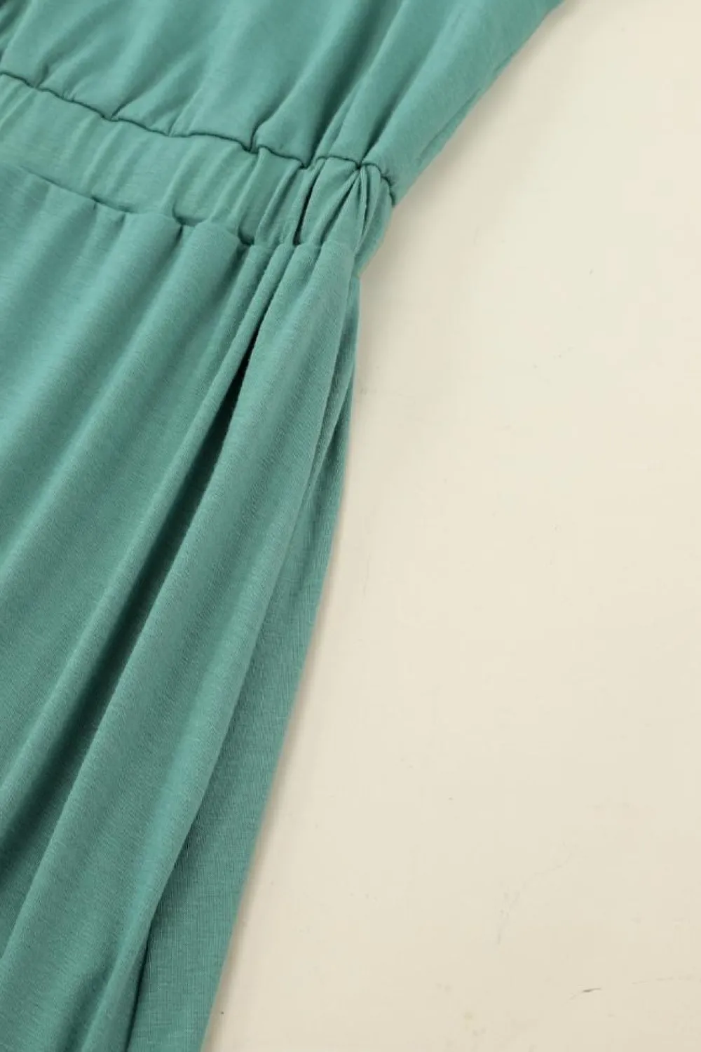 Best Dear-Lover Button Up High Waist Long Sleeve Dress Green