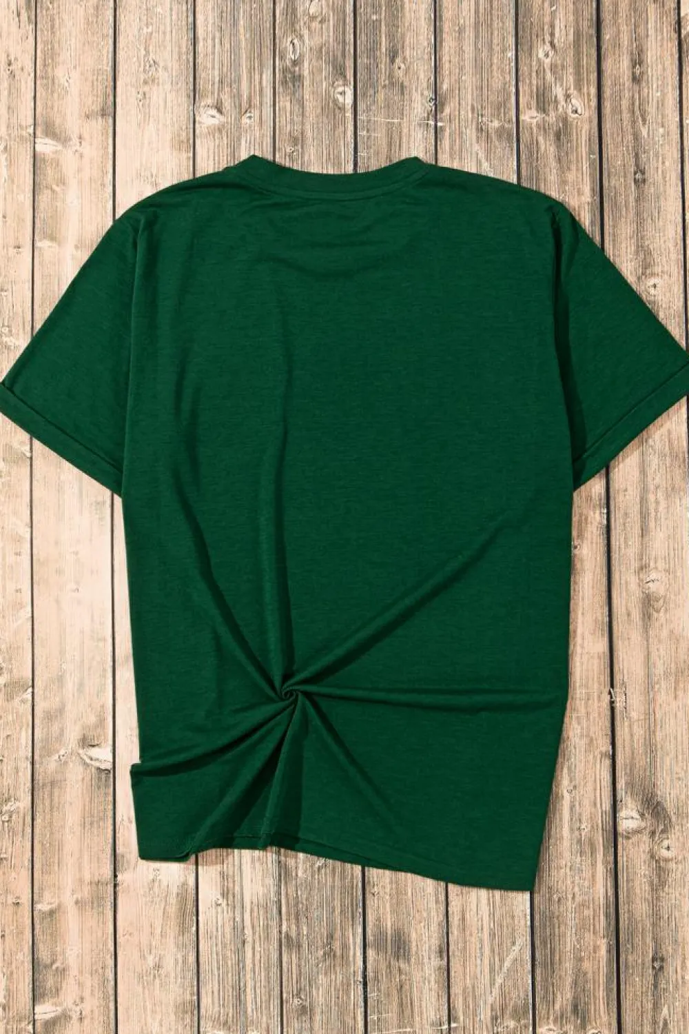 Online Dear-Lover St Patrick Clover Patch Sequin Graphic T-shirt Green