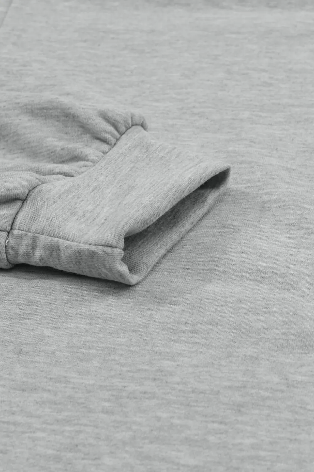 Outlet Dear-Lover Grey Crinkle Splicing Raw Hem High Low Oversized Blouse Medium Grey
