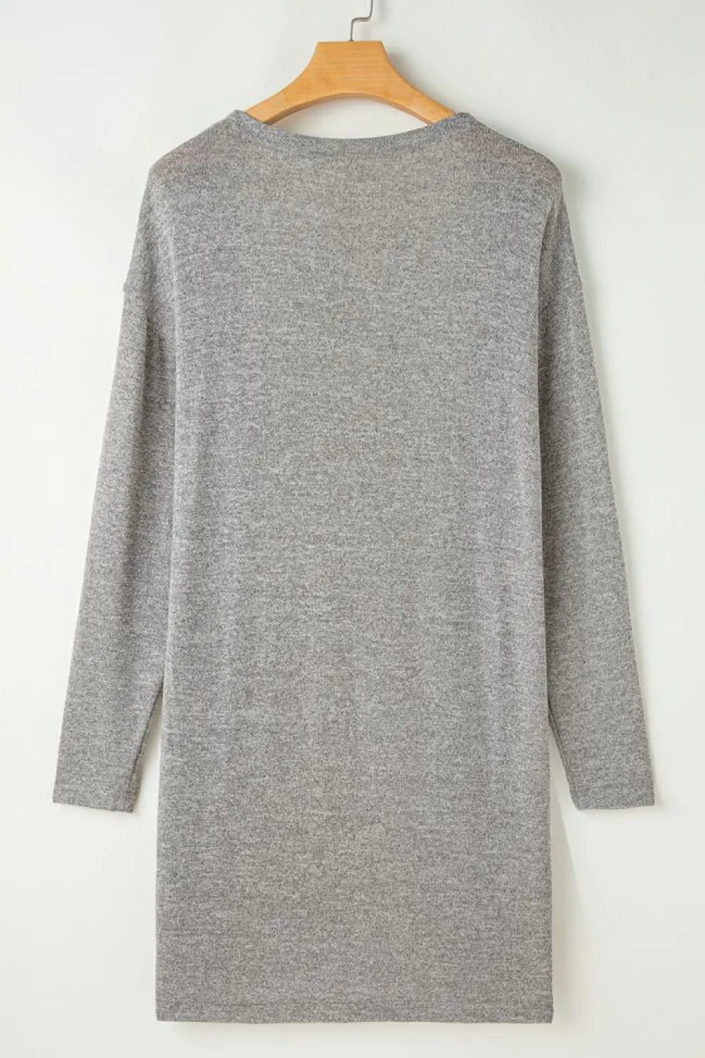 Sale Dear-Lover High Rise Solid Color Open Front Lightweight Cardigan High-rise