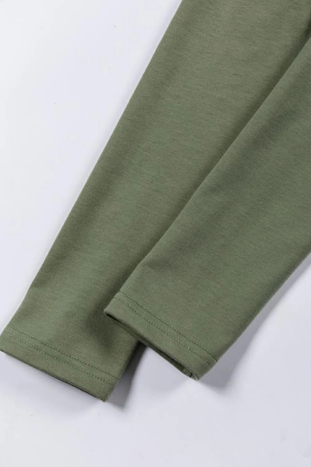Clearance Dear-Lover Cowl Neck Shift Tunic Top Jungle Green