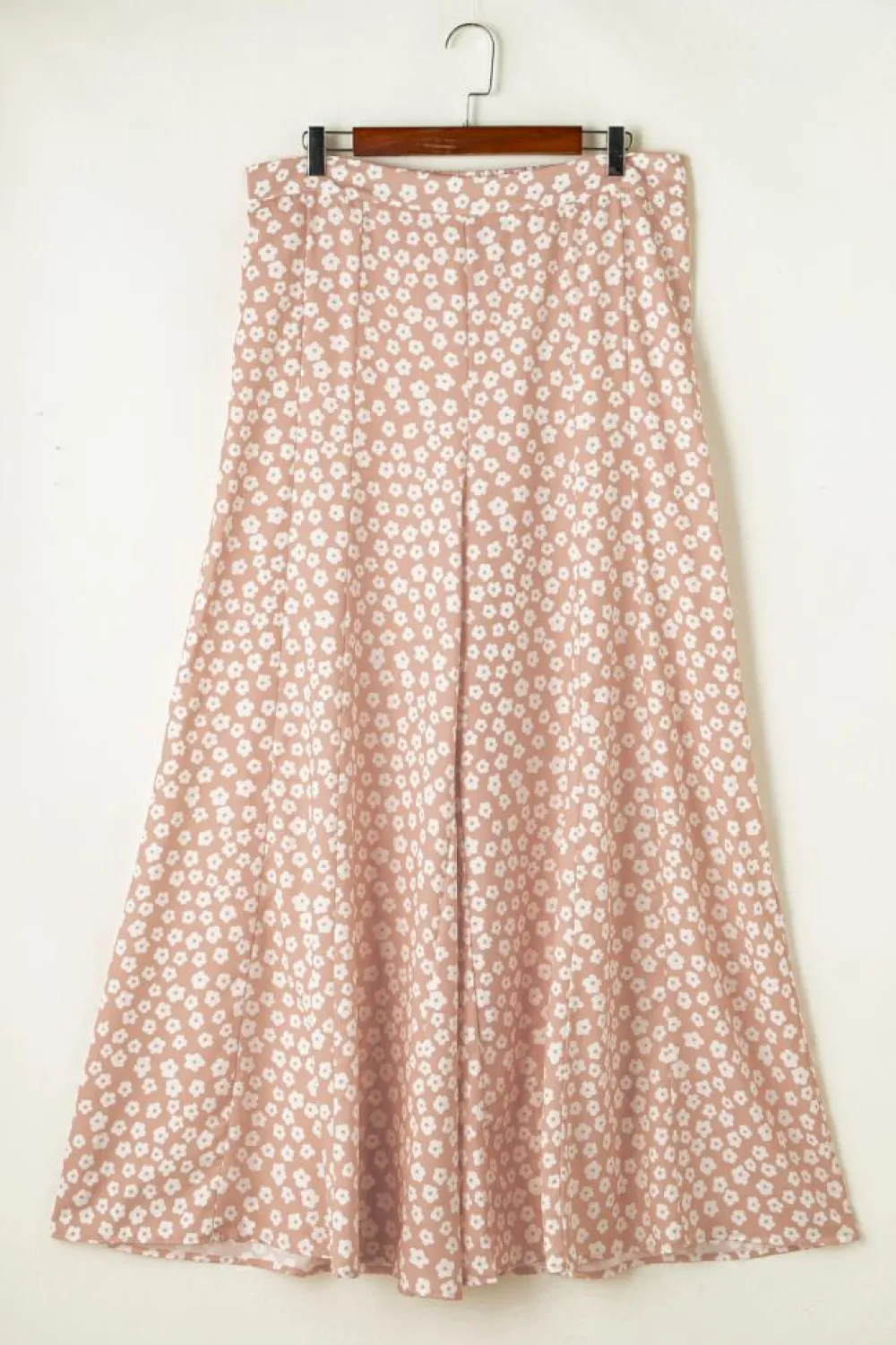 Best Dear-Lover Boho Floral High Waist Flare Pants Khaki