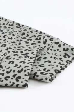Hot Dear-Lover Breezy Leopard Joggers Khaki