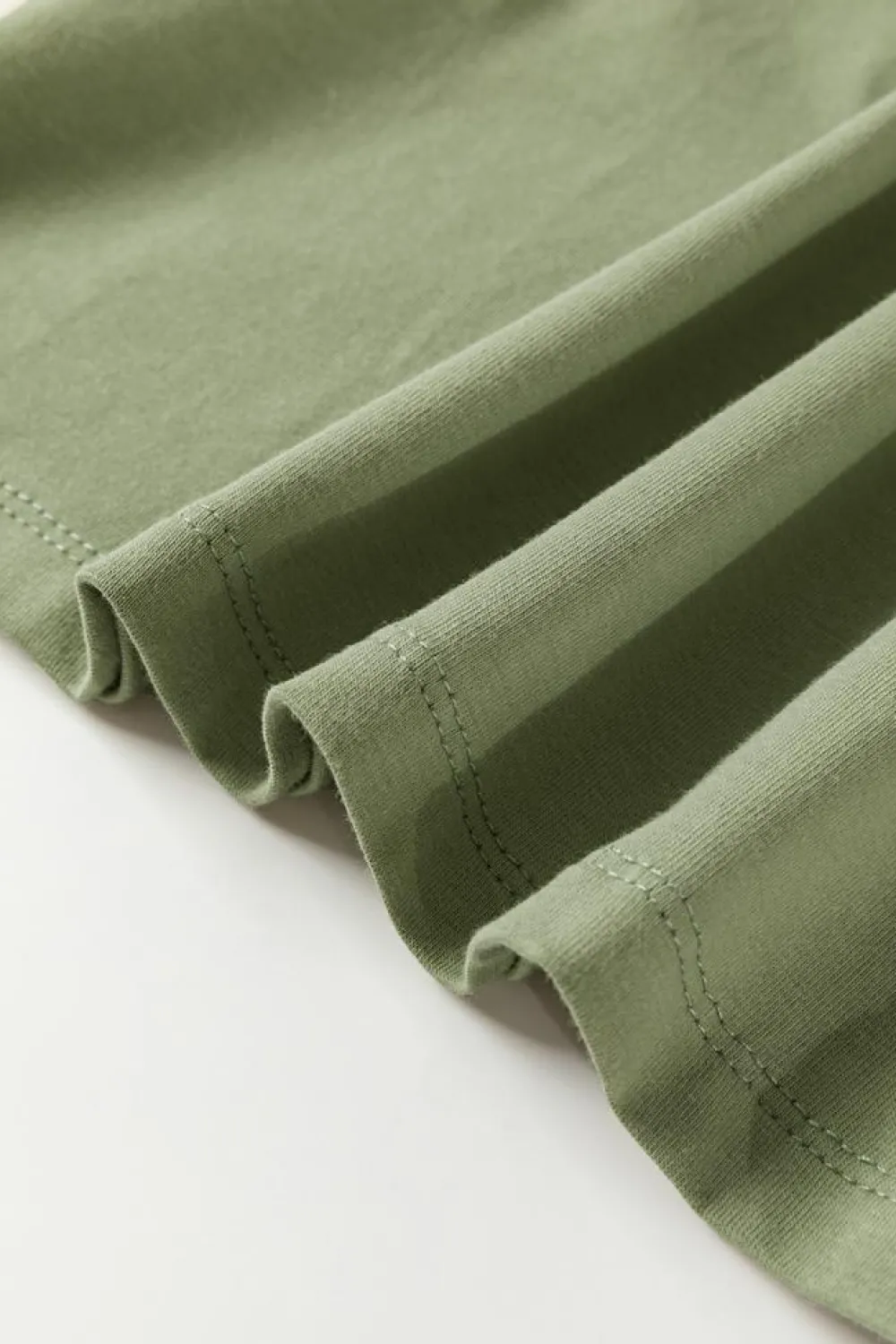 Discount Dear-Lover Long Sleeve Buttons V Neck Slim Fit Top Laurel Green