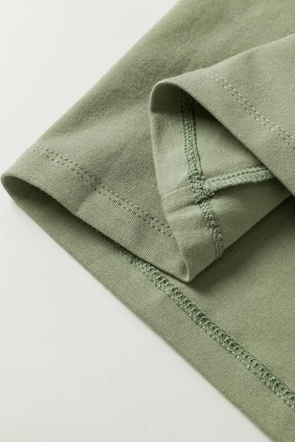 Discount Dear-Lover Long Sleeve Buttons V Neck Slim Fit Top Laurel Green