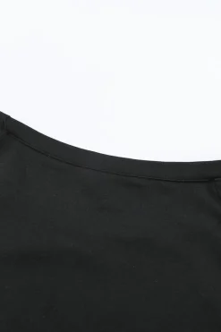 Clearance Dear-Lover Leopard Insert Sweatshirt Black