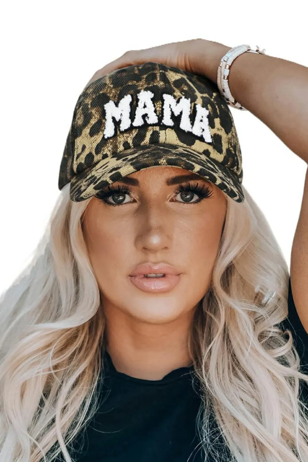 Online Dear-Lover MAMA Embroidered Baseball Cap Leopard
